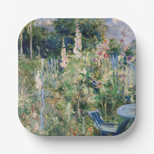 Assiettes En Carton Berthe Morisot - Tremieres Rose (Recto)