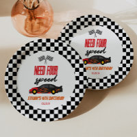 Besoin de quatre vitesses Red Race Car 4e fête d'a