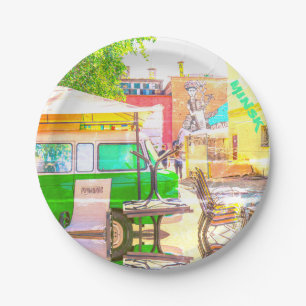 Assiettes En Carton BiélorБ е л а р ь у с  de Minsk   Architecture Gra
