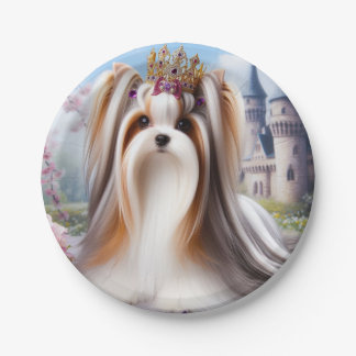 Assiettes En Carton Biewer Terrier Princess Plare