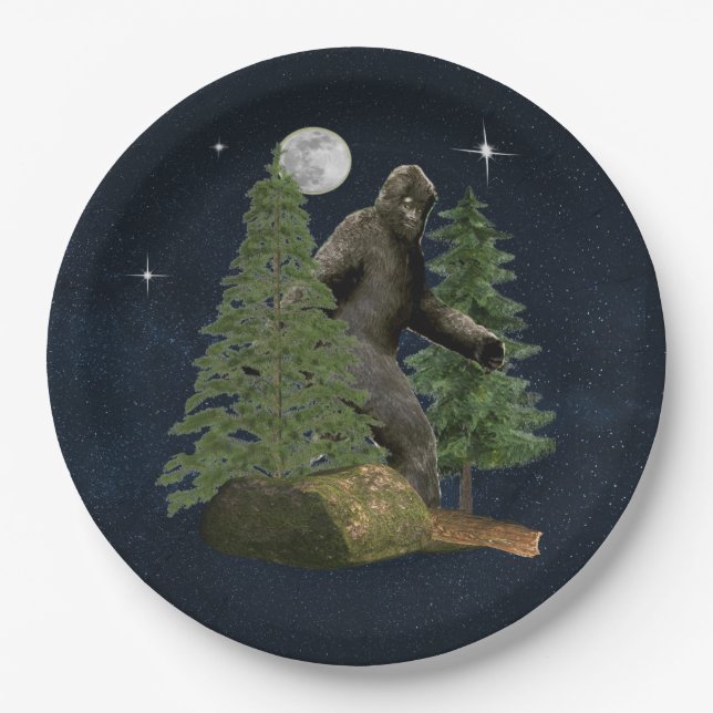 Assiettes En Carton Bigfoot (Devant)