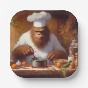 Assiettes En Carton Bigfoot le cuisinier