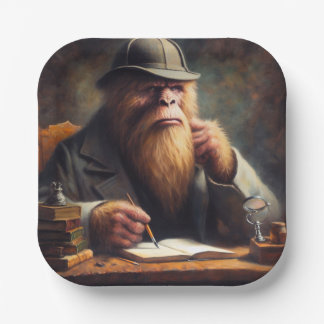 Assiettes En Carton Bigfoot Sherlock Holmes