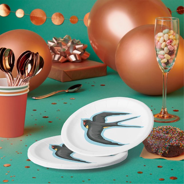 Assiettes En Carton Bird in Flight (Créateur téléchargé)