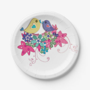 Assiettes En Carton Birds