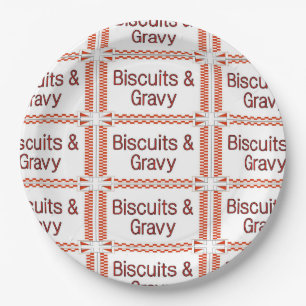 Assiettes En Carton Biscuits et graviers