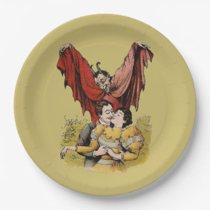 Assiettes En Carton Bizarre Satan