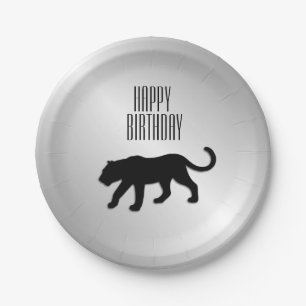 Assiettes En Carton Black Panther