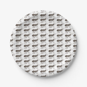Assiettes En Carton Black Picnic Ants Marching Summer Picnic Cookout