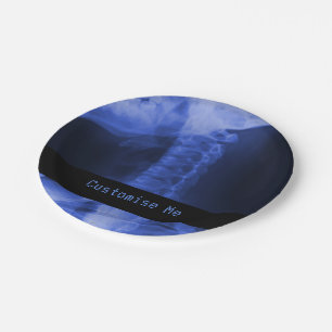 Assiettes En Carton Bleu 2 électromagnétique radiographié