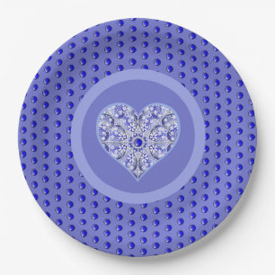 Assiettes En Carton Bleu de dentelle en céramique de Grèce