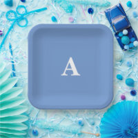 Bleus de bleuets Monogrammes Baby Shower Anniversa