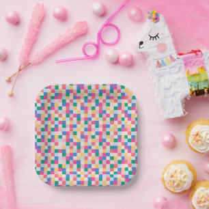 Assiettes En Carton Blocs multicouleurs jouables