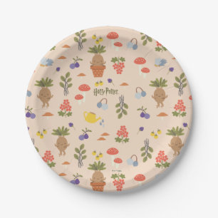 Assiettes En Carton Blooms magiques Mandrake Motif