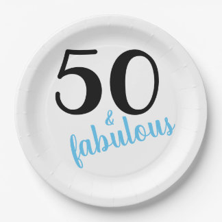 Assiettes En Carton Blue Cinty et fabuleuse fête d'anniversaire