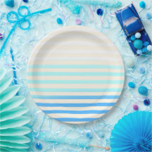 Blue Striped Ombre