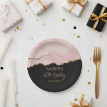 Blush Champagne Or Pailleté Aquarelle Abstraite