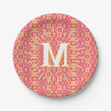 Boa Ripple in Pink + Orange Personalized