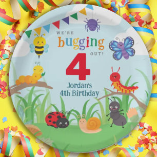 Assiettes En Carton Bogue Anniversaire Cute Coloré Plaque en papier