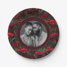 Boho Calle Lilies Plaques Pour Mariage Jardin