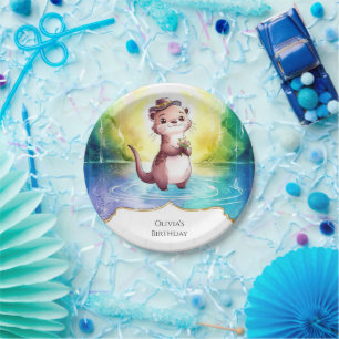 Assiettes En Carton Boho Kids Otter