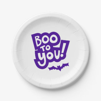 Assiettes En Carton Boire à vous Plaques de fête d'Halloween