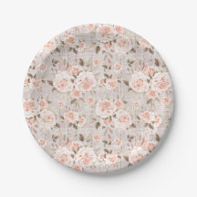 Bois rustique & Roses romantiques Shabby Chic Mari