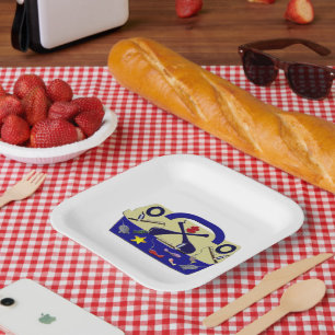Assiettes En Carton Boîte à outils de pêche
