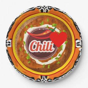 Assiettes En Carton bol pour chili