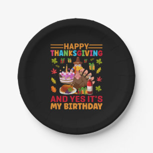 Assiettes En Carton bon thanksgiving Et C'Est Mon Anniversaire