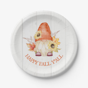 Assiettes En Carton Bonne Chute YAll Gnome