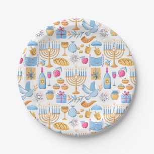 Assiettes En Carton Bonne Hanoukka