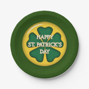 Assiettes En Carton Bonne Saint Patrick's Day