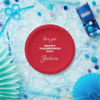 Bonne Saint Valentin Chic Rouge Saint Valentin