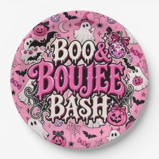 Assiettes En Carton Boo & Boujee Bash