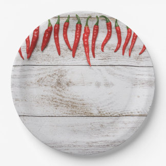 Assiettes En Carton Border de Pepper
