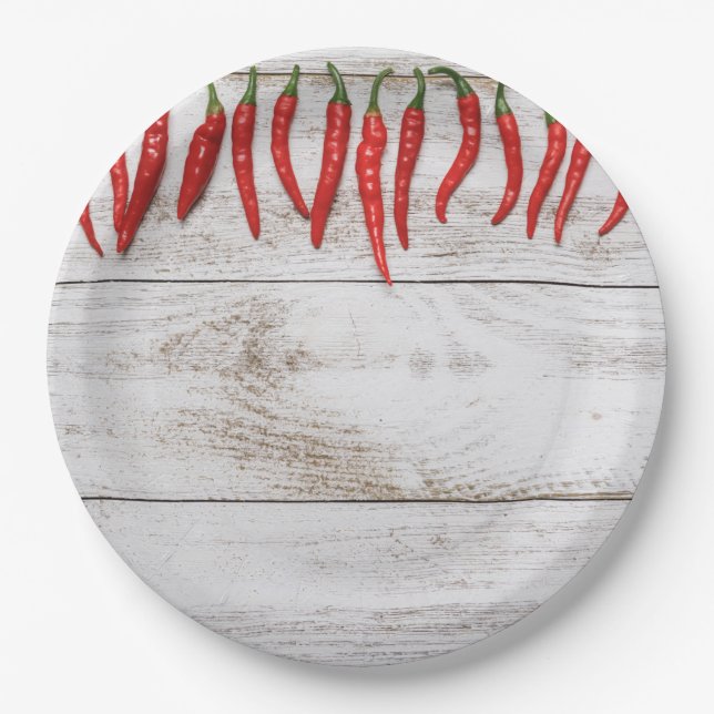 Assiettes En Carton Border de Pepper (Devant)