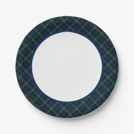 Assiettes En Carton Bordure du taran Clan Mackenzie