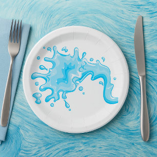 Assiettes En Carton Bouffée D'Eau