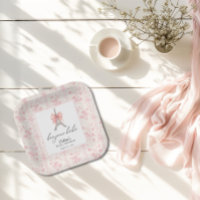 Boujour Bebe Paris Toile Baby shower rose