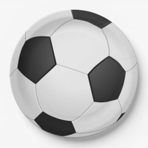 Assiettes En Carton Boule de football