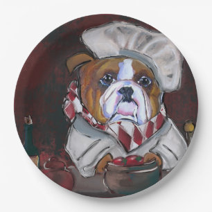 Assiettes En Carton Bouledogue 