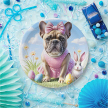 Bouledogue français Joyeuses Pâques French Bulldog