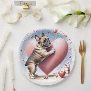 Assiettes En Carton Bouledogue français maladie de Hirschsprung French