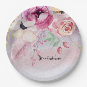 Assiettes En Carton Bouquet de fleurs pour toutes les occasions
