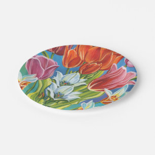Assiettes En Carton Bouquet en frontière III