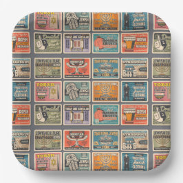 Assiettes En Carton Bowls & Plaques Judaïques - Dîner Judaïque