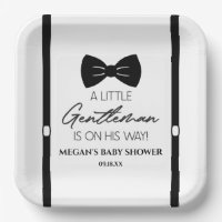 Bowtie Suspende Un Petit Baby shower Gentil
