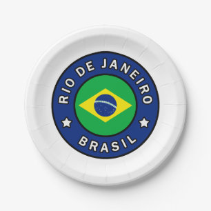 Assiettes En Carton Brésil de Rio de Janeiro