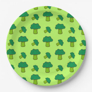 Assiettes En Carton Brócoli